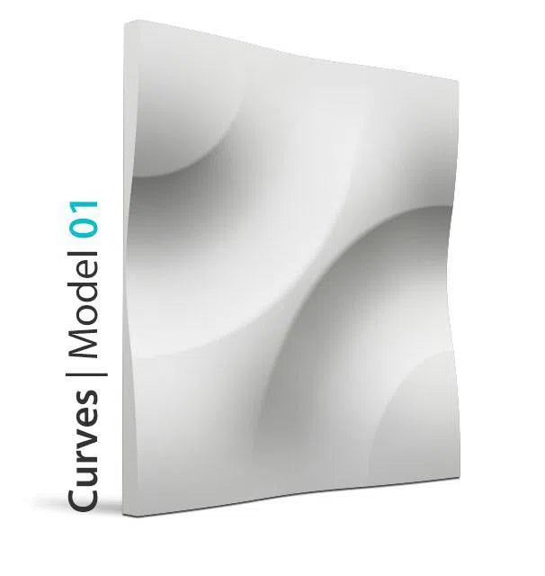 3D Wall Panel – CURVES - DecorMania.eu