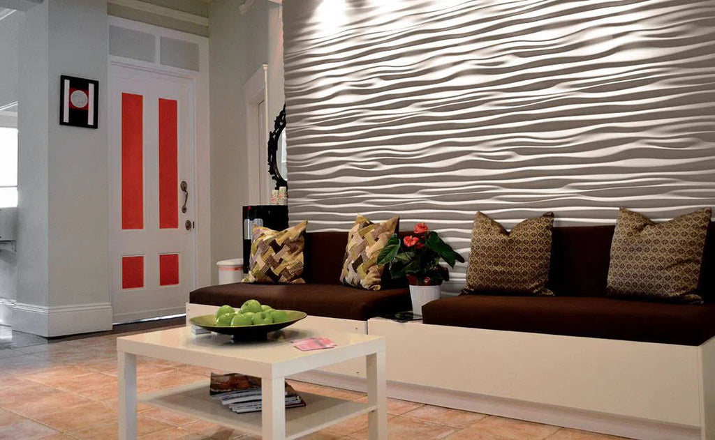 3D Wall Panel - RIPPLES - DecorMania.eu