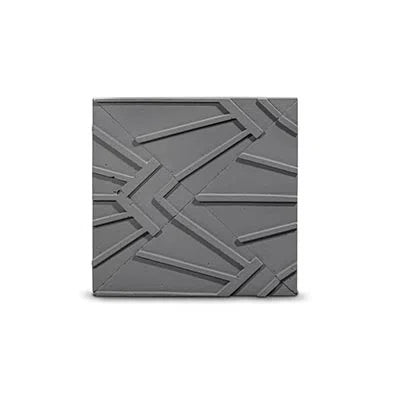 Concrete 3D Tile FORNAX Dark Grey - Box of 12 - DecorMania.eu