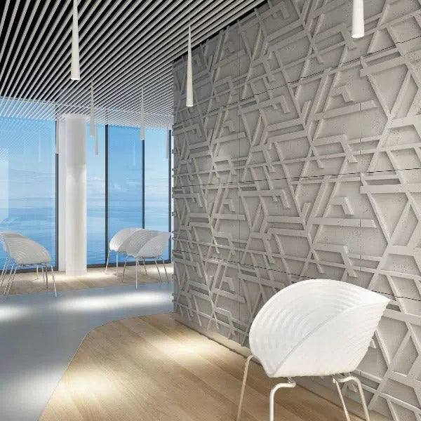 Concrete 3D Wall Panel STELLAR - DecorMania.eu