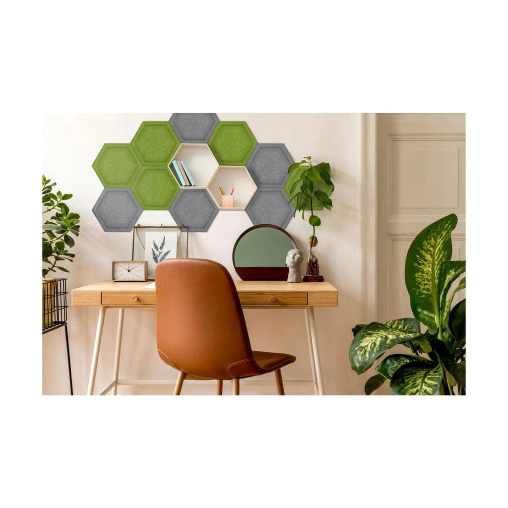 HEXA BOLD Felt Panel - OLIVE - DecorMania.eu