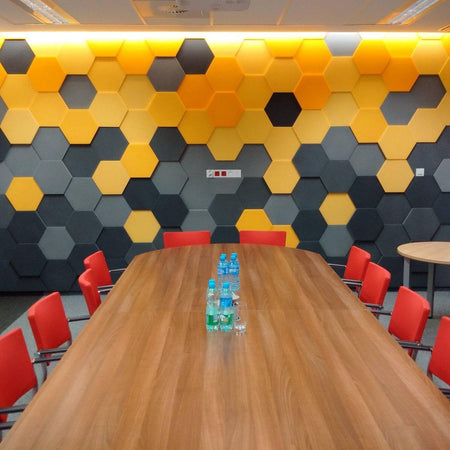 HEXA M Soft Acoustic Wall Panel - DecorMania.eu