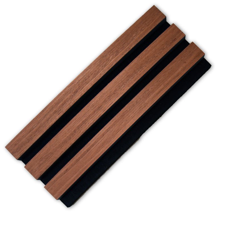 Mahogany Acoustic Slats Wall Panel 280 x 60 - DecorMania.eu